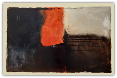 Peinture intitulée "Fire" par Philippe Roussel, Œuvre d'art originale, Acrylique