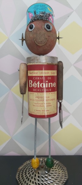 Scultura intitolato "UN BON PETIT SOLDAT…" da Catherine Delaforge (KTY95), Opera d'arte originale, Alluminio