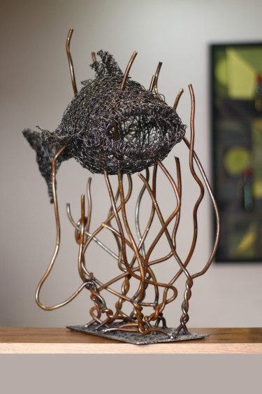 Shelter (54x46x26 4.2kg iron) 雕塑 标题为“Shelter (54x46x26 4…” 由Karen Axikyan, 原创艺术品, 金属