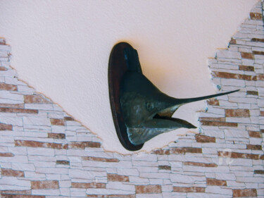 Shades of wall sport fish humorous crest Photographie intitulée "Shades of wall spor…" par Cédric Hajiji, Œuvre d'art originale, Photographie numérique