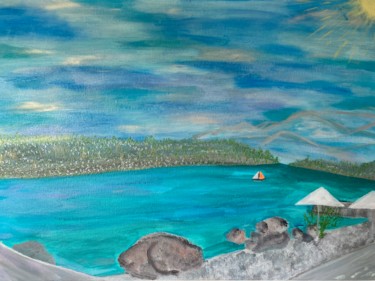 "Fulfillment in Züri…" başlıklı Tablo Valerijana Krasniqi tarafından, Orijinal sanat, Suluboya