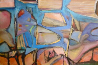 Painting titled "Eager to Please" by Scott Spencer, Original Artwork, Oil Mounted on Wood Stretcher frame
