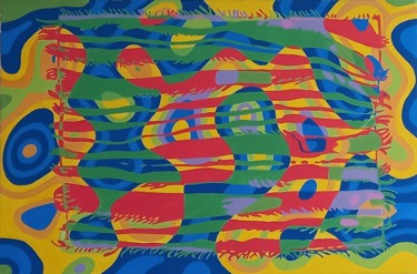 SUNNY SUMMER Painting titled "SUNNY SUMMER" by Oleksandr Lekomtsev, Original Artwork, Oil