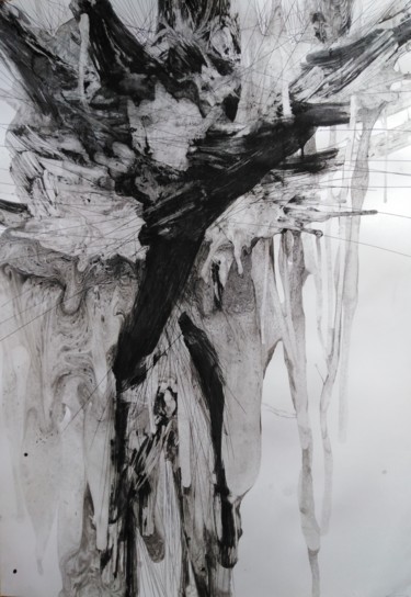 Pittura intitolato ""Anatomia nascosta:…" da Valeria Luccioni, Opera d'arte originale, Olio