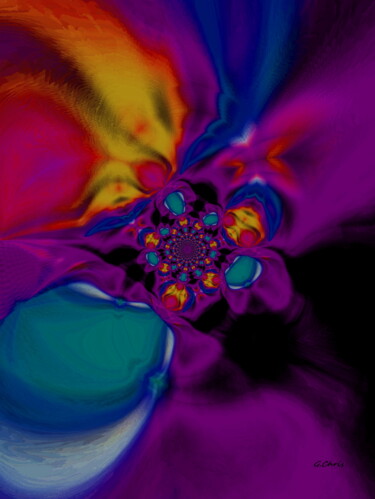 Digital Arts titled "Heureux auspices" by Christiane Guilleminot, Original Artwork, 2D Digital Work