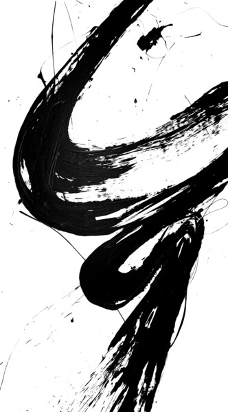 绘画 标题为“black 47x” 由Rosi Roys, 原创艺术品, 丙烯