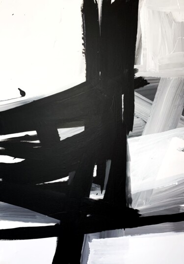 绘画 标题为“Black 50x” 由Rosi Roys, 原创艺术品, 丙烯