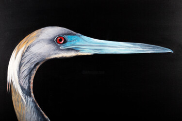 Schilderij getiteld "Long nose" door Svitlana Kalinina, Origineel Kunstwerk, Olie