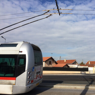 Photographie intitulée "Tramway" par Camille R., Œuvre d'art originale, Photographie non manipulée