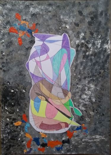 La toque Dessin intitulée "La toque" par Patricia Saccaggi, Œuvre d'art originale, Acrylique