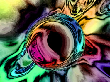 Digital Arts titled "Larme de crocodile" by Christiane Guilleminot, Original Artwork, 2D Digital Work