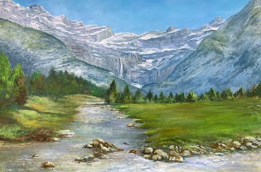 绘画 标题为“Gavarnie.” 由Michel Kulisa, 原创艺术品, 丙烯
