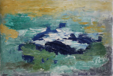 Painting titled "MARS II" by Lazzate Maral, Original Artwork, Oil