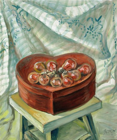 绘画 标题为“The fused bulbs” 由Svetlin Kolev, 原创艺术品, 油