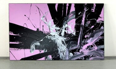 「Black 59c」というタイトルの絵画 Rosi Roysによって, オリジナルのアートワーク, アクリル