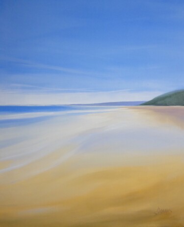Painting titled "No Distant Traffic" by Dawn Rodger, Original Artwork, Oil