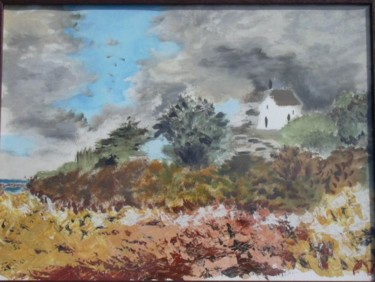 Peinture intitulée "Ste Barbe en Bretag…" par Nathalie Torrents, Œuvre d'art originale