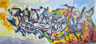 Painting titled "Natural Qubit Creat…" by Andrew Walaszek, Original Artwork, Acrylic