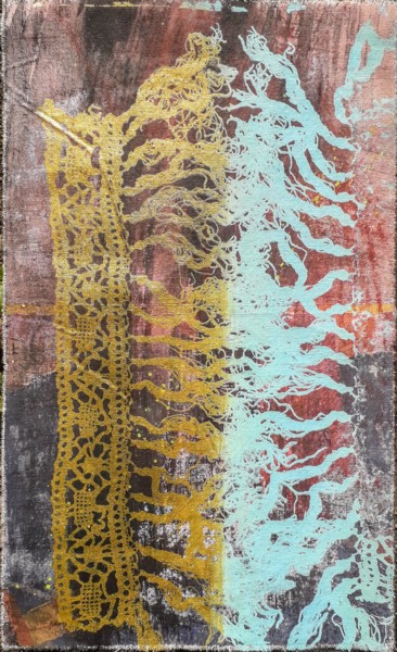 印花与版画 标题为“Franges 1” 由Agnès Leblond, 原创艺术品, 丝网印刷