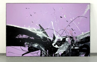 「Black 61c」というタイトルの絵画 Rosi Roysによって, オリジナルのアートワーク, アクリル