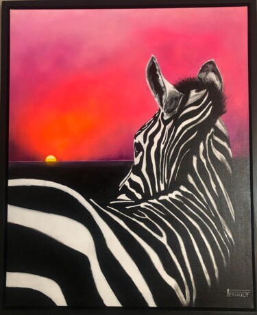 Peinture intitulée "L'AUBE" par Pascal Feriault, Œuvre d'art originale, Acrylique