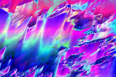 Arts numériques intitulée "Recevoir en donnant" par Cj Perin, Œuvre d'art originale, Peinture numérique