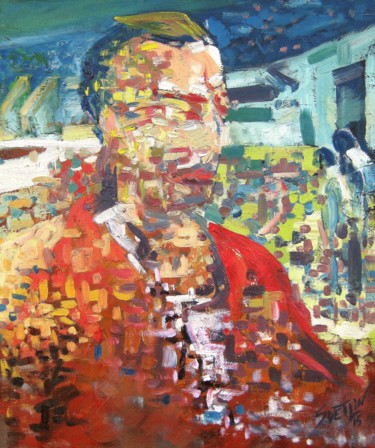 제목이 "Sportsman"인 미술작품 Svetlin Kolev로, 원작, 기름