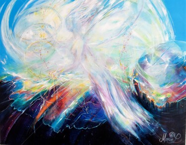 Prélude à un nouveau rêve 绘画 标题为“Prélude à un nouvea…” 由Marie Laplace, 原创艺术品, 丙烯 安装在木质担架架上