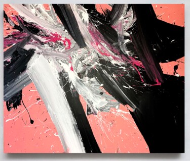 「Black 65c」というタイトルの絵画 Rosi Roysによって, オリジナルのアートワーク, アクリル