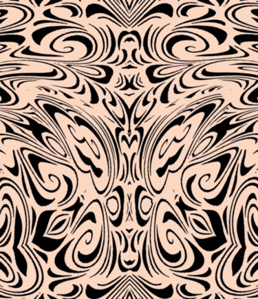 Digital Arts titled "Orange Petals" by Peter Jalesh, Original Artwork, Digital Painting