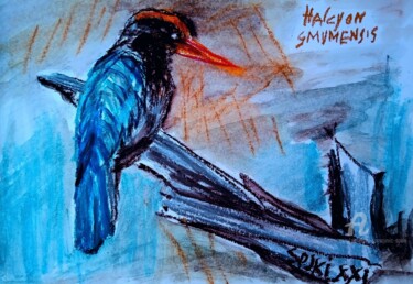 Vodomar,Seizieme virtuele exposition Zasavica 2. Peinture intitulée "Vodomar,Seizieme vi…" par Slobodan Spasojevic (Spaki), Œuvre d'art originale, Pastel