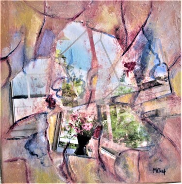 Peinture intitulée "Nostalgie" par Monique Chef, Œuvre d'art originale, Acrylique
