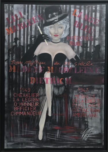 绘画 标题为“Marlene Déposé ADAG…” 由Mac.Cadart, 原创艺术品, 丙烯