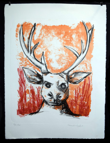 印花与版画 标题为“sans titre” 由Florencia Escalante, 原创艺术品, 光刻技术