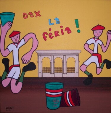 绘画 标题为“Dax La Féria !” 由Didier Dordeins, 原创艺术品, 丙烯