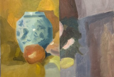 绘画 标题为“What the decadence…” 由Ekaterina Belukhina, 原创艺术品, 油 安装在木质担架架上