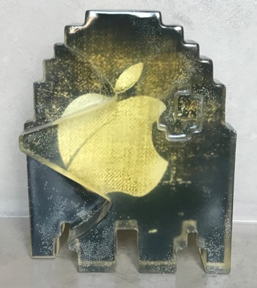 雕塑 标题为“Sparkling Apple - S…” 由Artcadebites, 原创艺术品, 树脂
