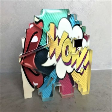 雕塑 标题为“POP WOW - Score 005” 由Artcadebites, 原创艺术品, 树脂