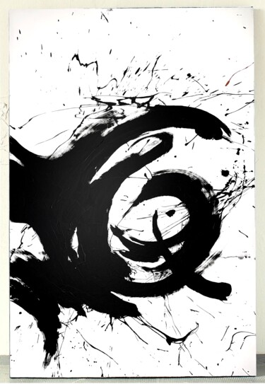 绘画 标题为“Black 71x” 由Rosi Roys, 原创艺术品, 丙烯