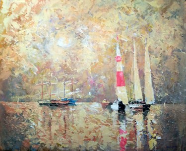 제목이 "Sea and Sky"인 미술작품 Rakhmet Redzhepov로, 원작, 아크릴