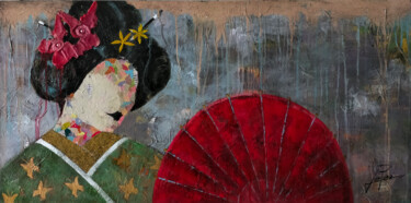 绘画 标题为“SERIE GEISHA 00035” 由Josep Pozo, 原创艺术品, 丙烯
