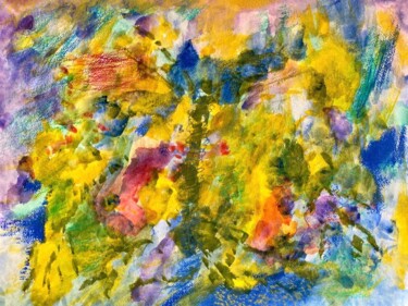 绘画 标题为“Flowers spirit” 由Ingela Wallgren Lindgren, 原创艺术品, 彩画