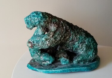 Skulptur mit dem Titel "Ambiguïté" von Abi, Original-Kunstwerk, Ton