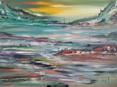 Peinture intitulée "Somewhere in my sou…" par Pascal Jung, Œuvre d'art originale, Huile