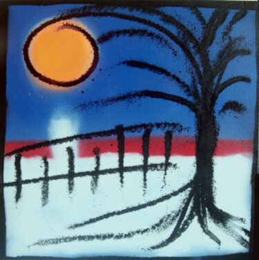 Painting titled "HAYVON Winter and S…" by Hayvon, Original Artwork, Acrylic