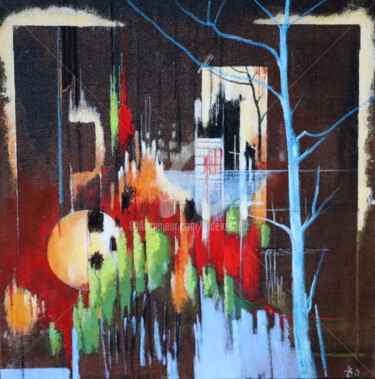 Peinture intitulée "Sans titre I" par James Burgevin, Œuvre d'art originale, Acrylique