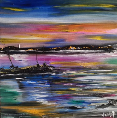 Peinture intitulée "On the turning away…" par Pascal Jung, Œuvre d'art originale, Huile