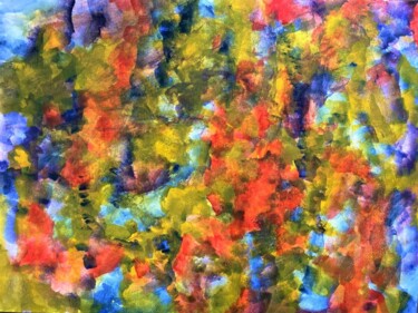 绘画 标题为“Through the heart” 由Ingela Wallgren Lindgren, 原创艺术品, 彩画