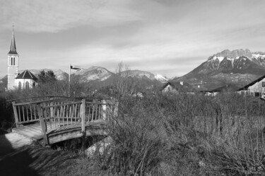 Le petit pont de bois Photographie intitulée "Le petit pont de bo…" par Camille R., Œuvre d'art originale, Photographie non manipulée