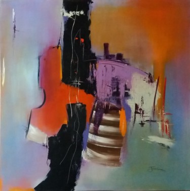 Peinture intitulée "REF 19-12 - A l'Opé…" par Jeanne, Œuvre d'art originale, Acrylique Monté sur Châssis en bois